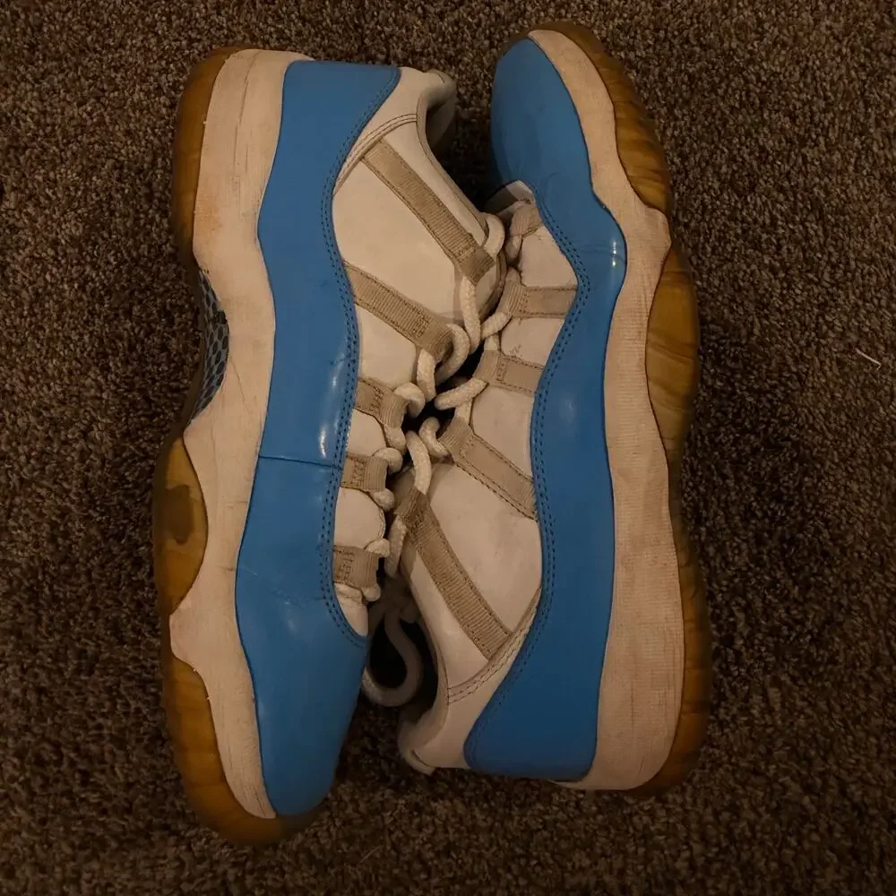 NIKE Men's Air Jordan 11 Retro Low UNC 2017 Shoes Size 10